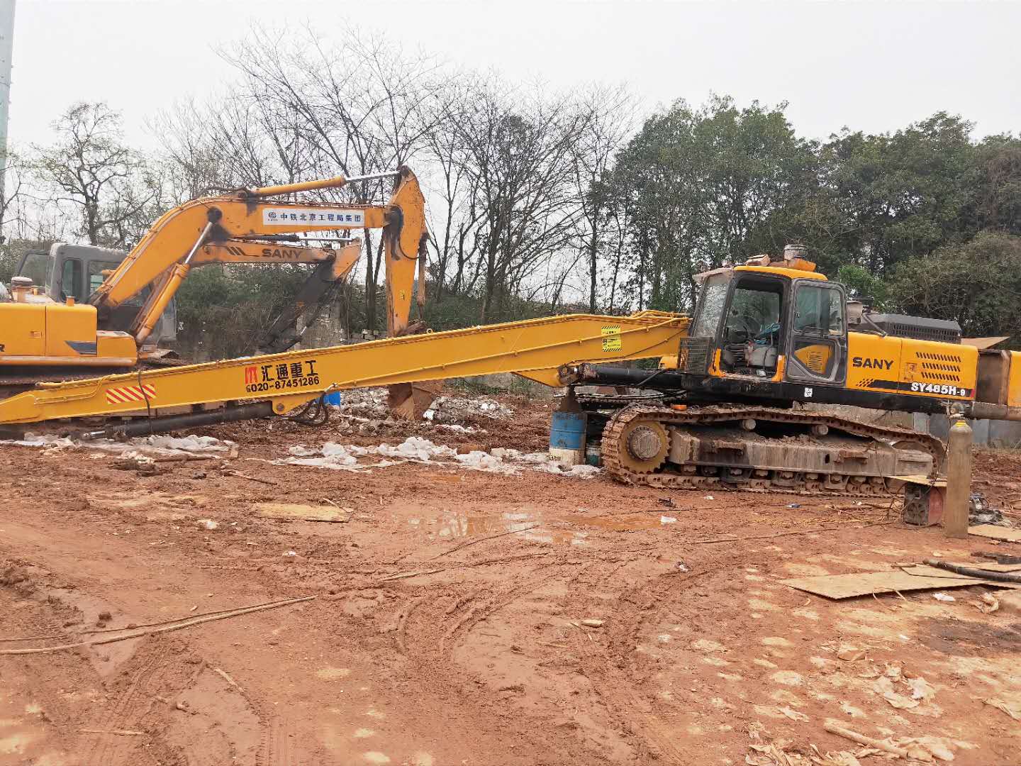 挖掘機打樁臂廠家